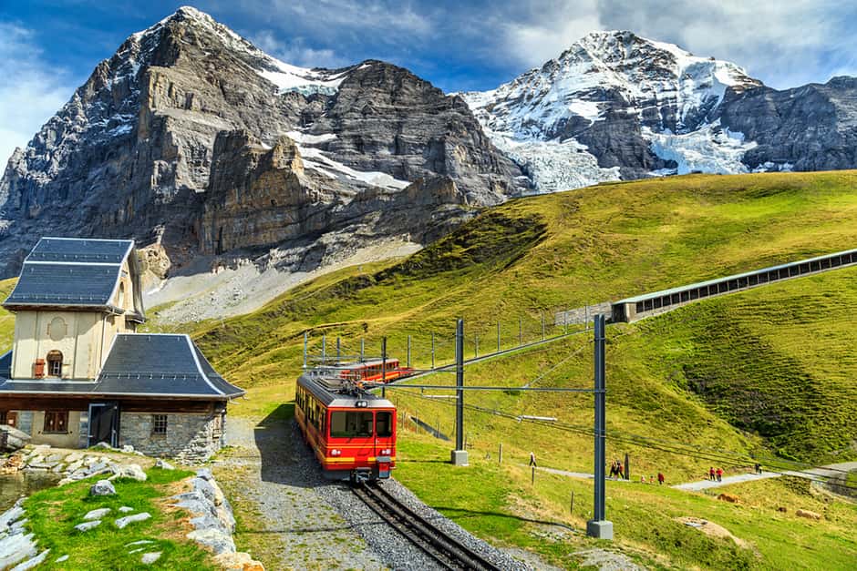 lauterbrunnen to jungfraujoch, lauterbrunnen train