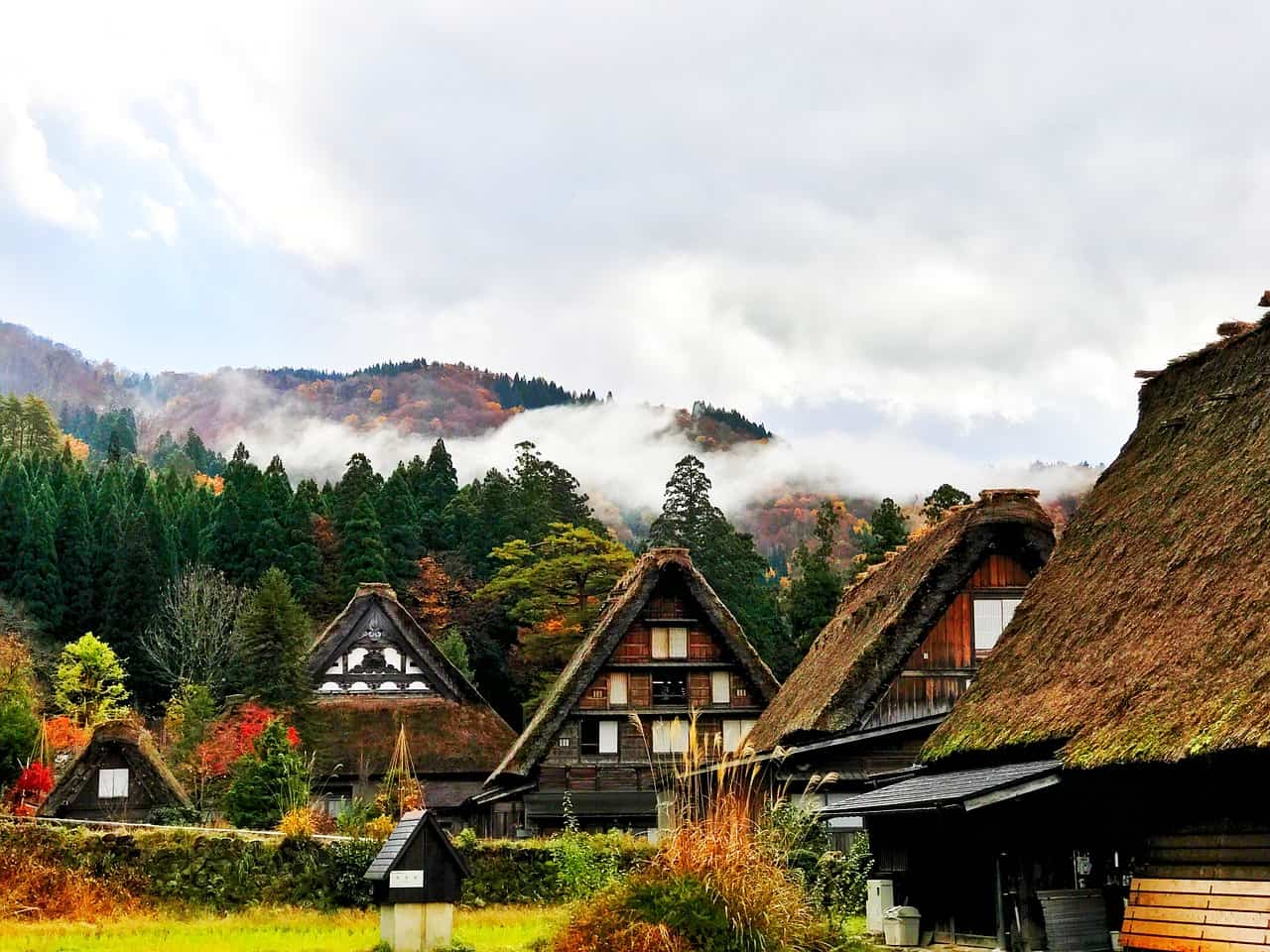 traditional japanese village