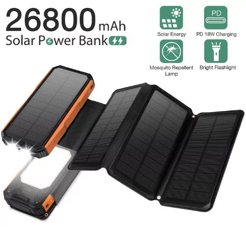 solar powered power bank
